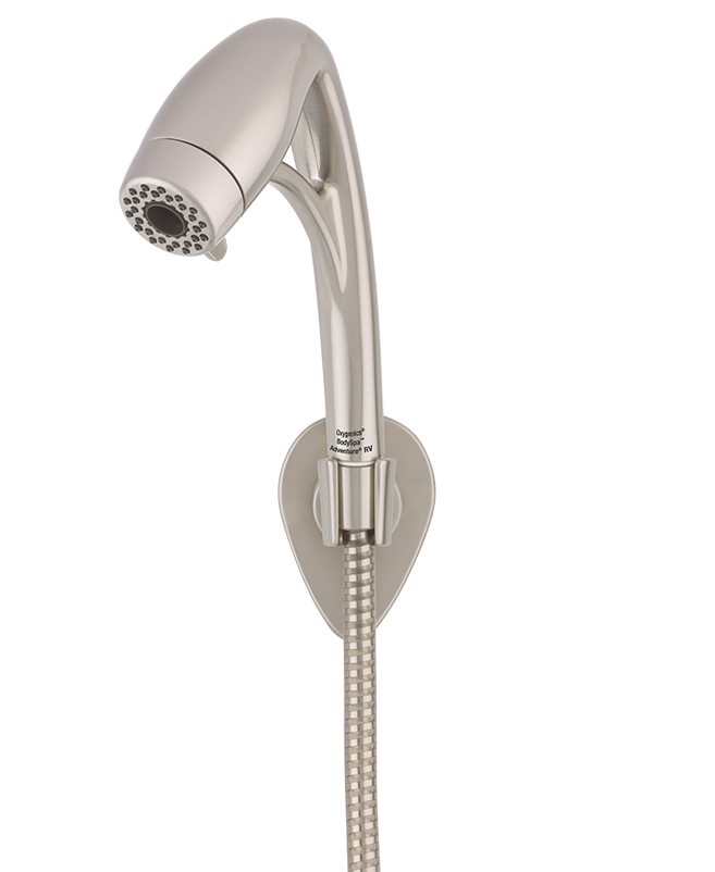 White Body Spa Handheld Shower Kit with SmartPause by Oxygenics 